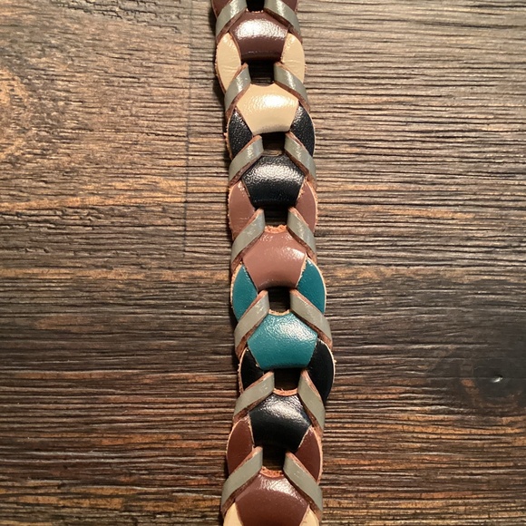Patricia Nash Atina Style braided leather belt (NWT)